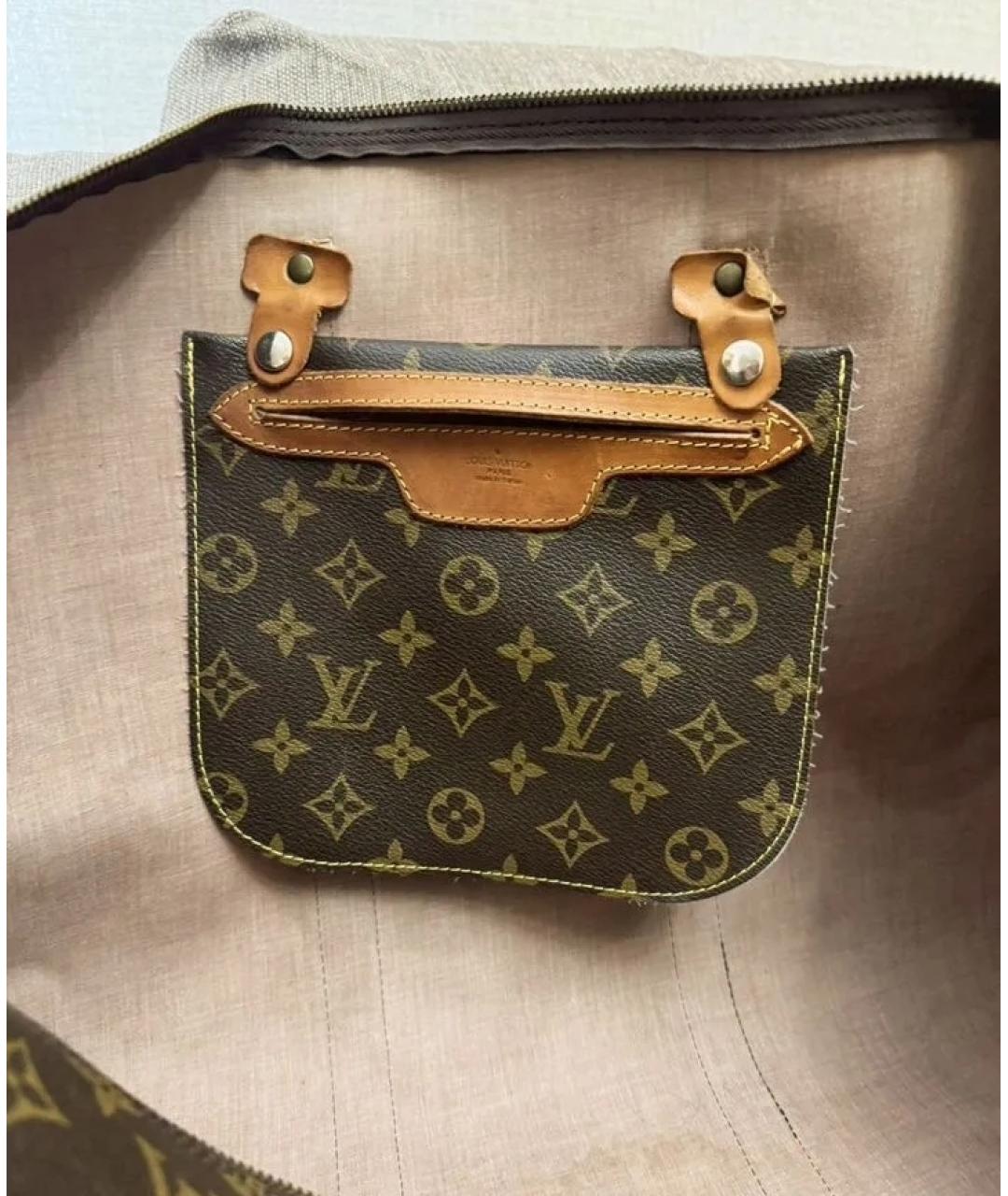 LOUIS VUITTON Коричневая дорожная/спортивная сумка, фото 7