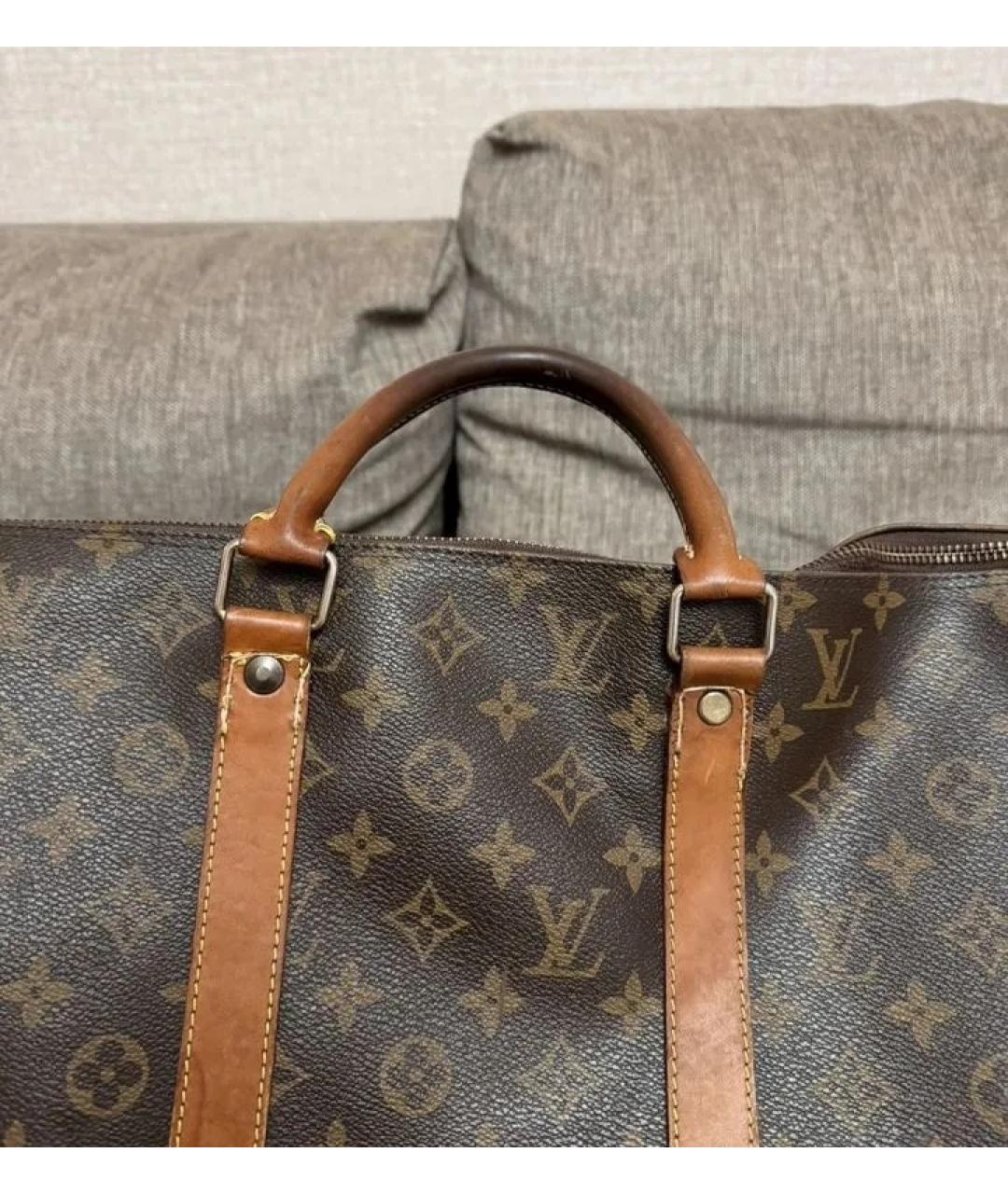 LOUIS VUITTON Коричневая дорожная/спортивная сумка, фото 6