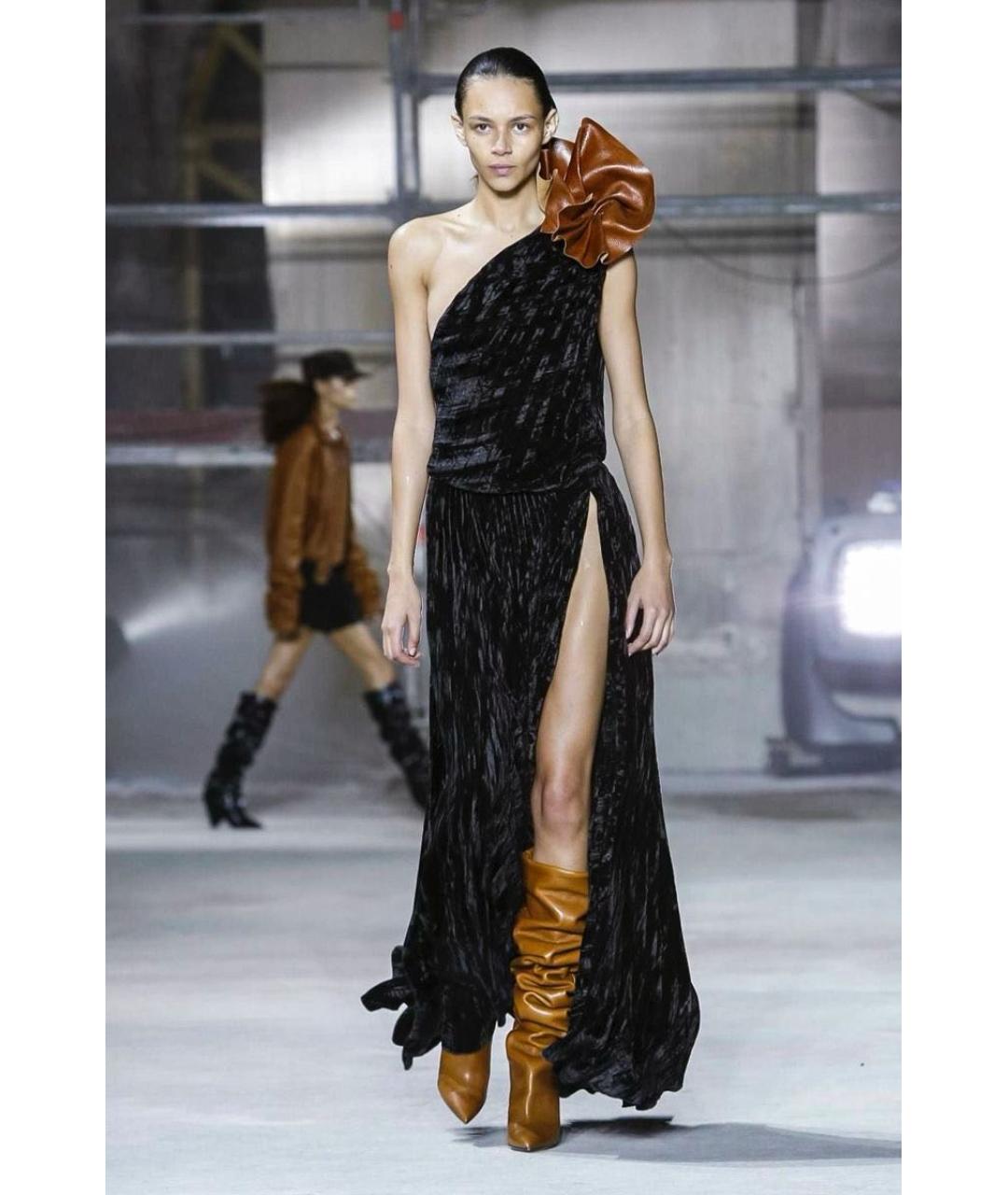 SAINT LAURENT Черное вечернее платье, фото 2