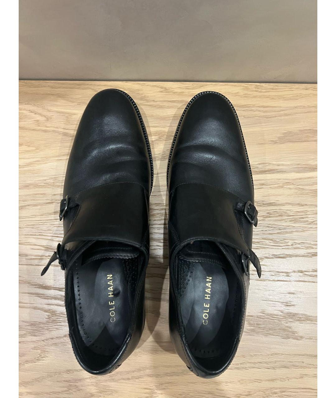 COLE HAAN Черные кожаные туфли, фото 3