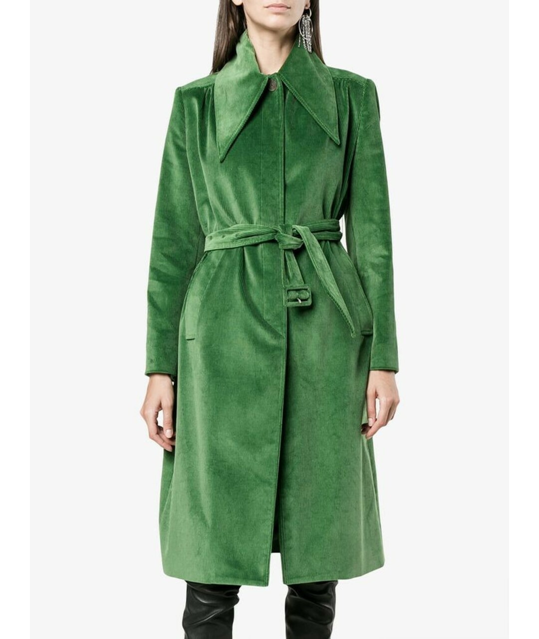 BALENCIAGA Зеленые пальто, фото 2