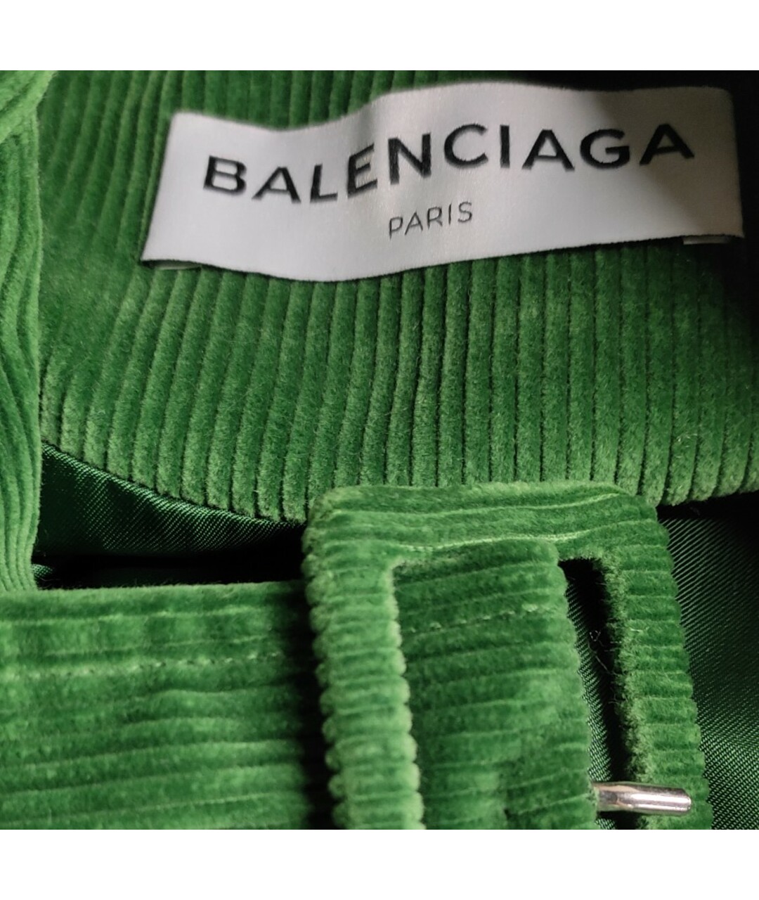 BALENCIAGA Зеленые пальто, фото 6