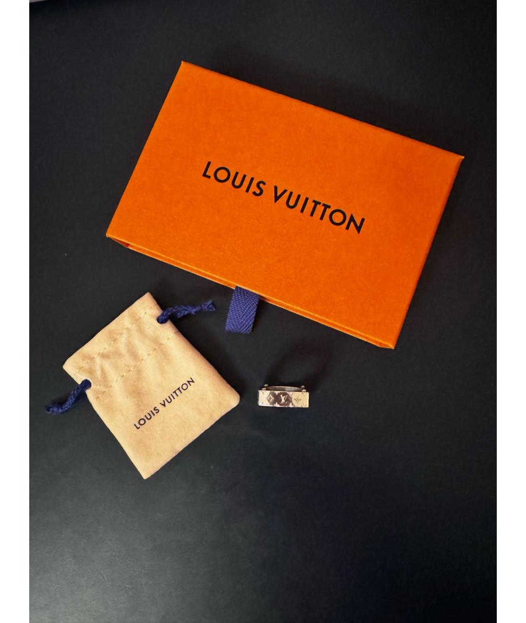 LOUIS VUITTON Серебряное металлическое кольцо, фото 3