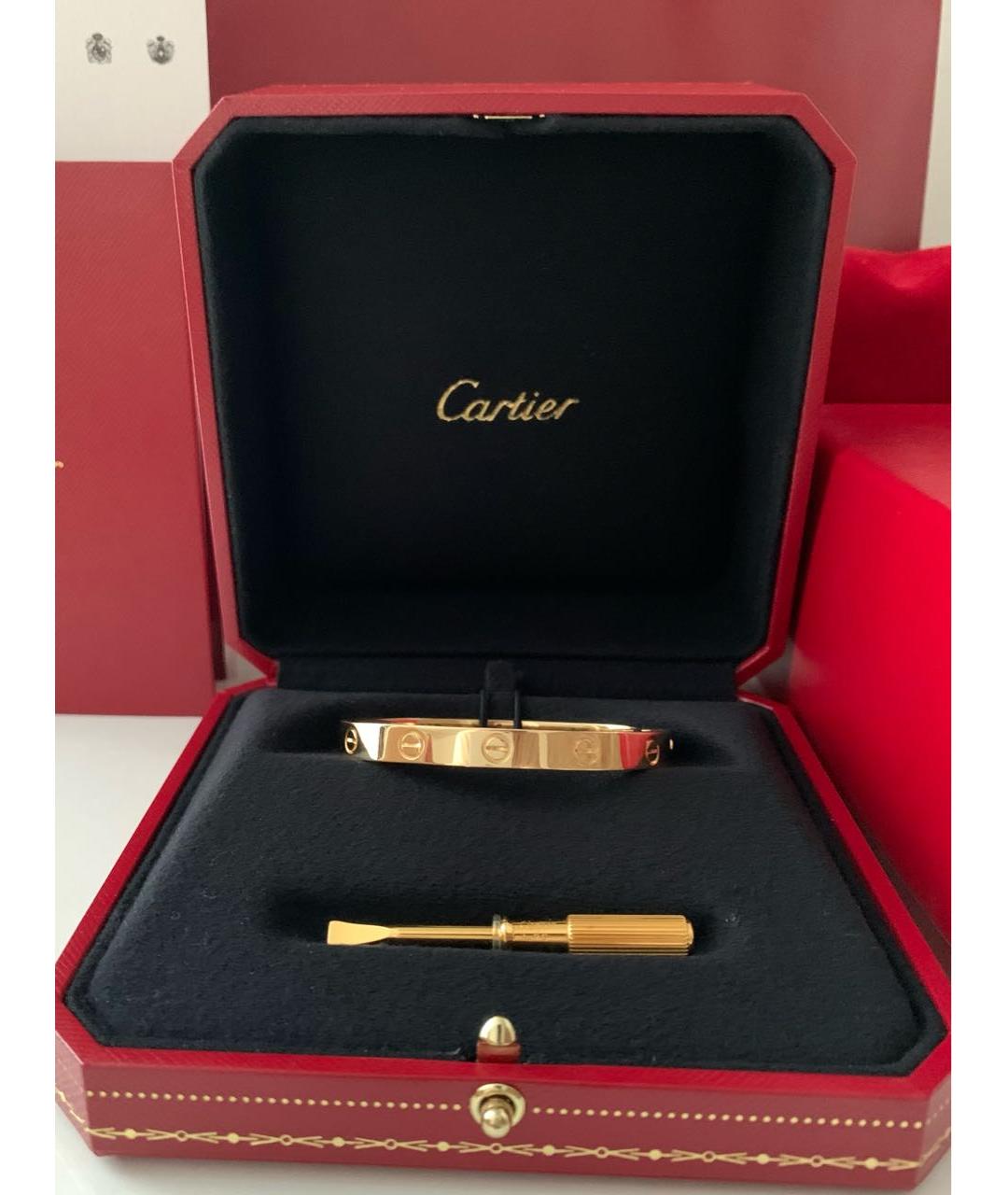 CARTIER Золотой браслет из желтого золота, фото 4