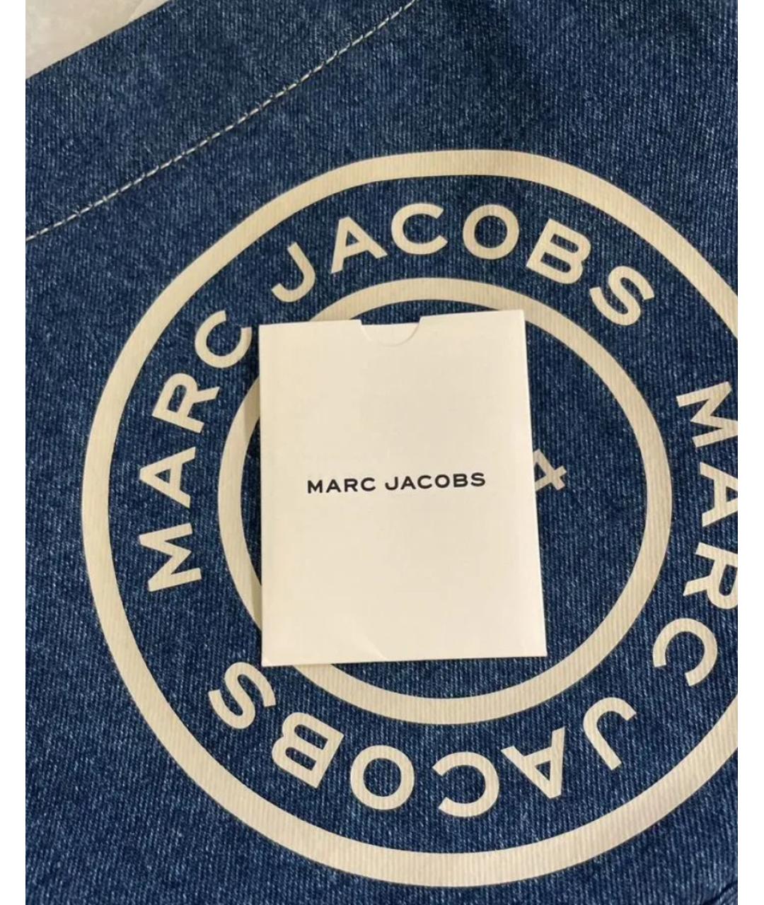 MARC JACOBS Синяя деним сумка тоут, фото 8