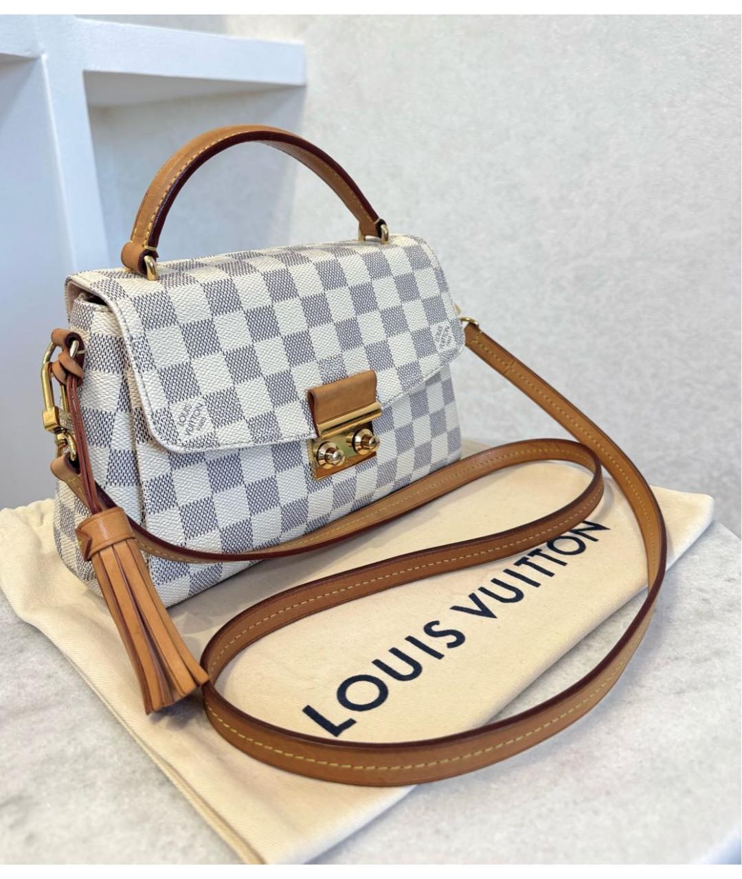 LOUIS VUITTON Белая сумка с короткими ручками, фото 3