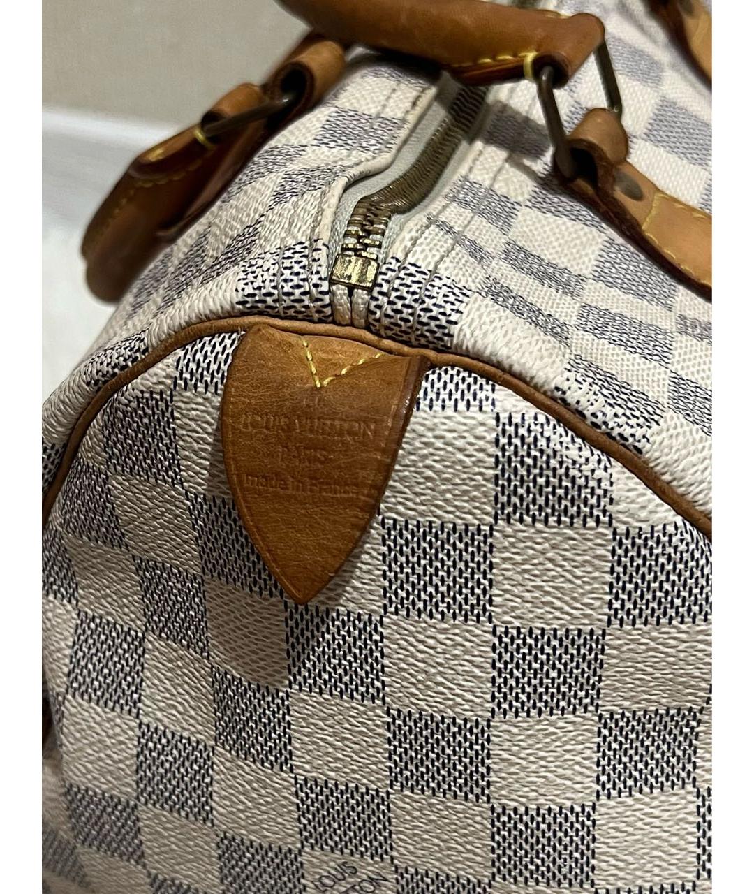 LOUIS VUITTON Белая сумка с короткими ручками, фото 4