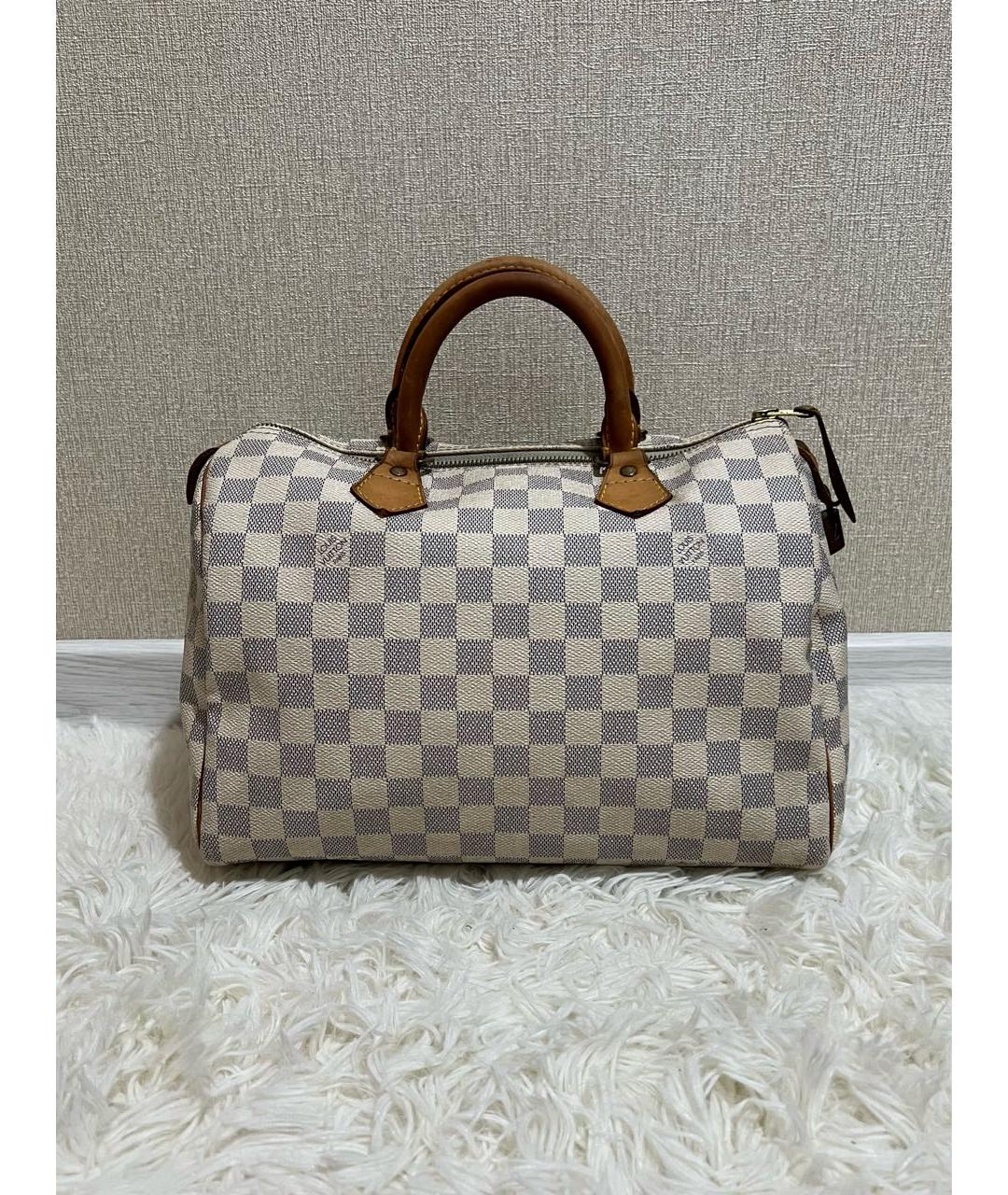 LOUIS VUITTON Белая сумка с короткими ручками, фото 2