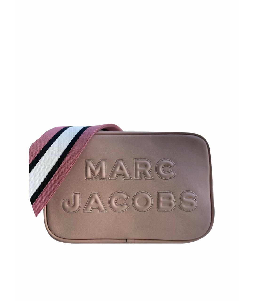 MARC JACOBS Розовая кожаная сумка через плечо, фото 1