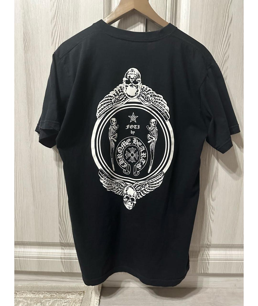 CHROME HEARTS Черная футболка, фото 2