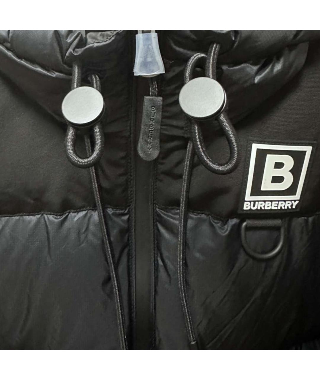 BURBERRY Черный пуховик, фото 6