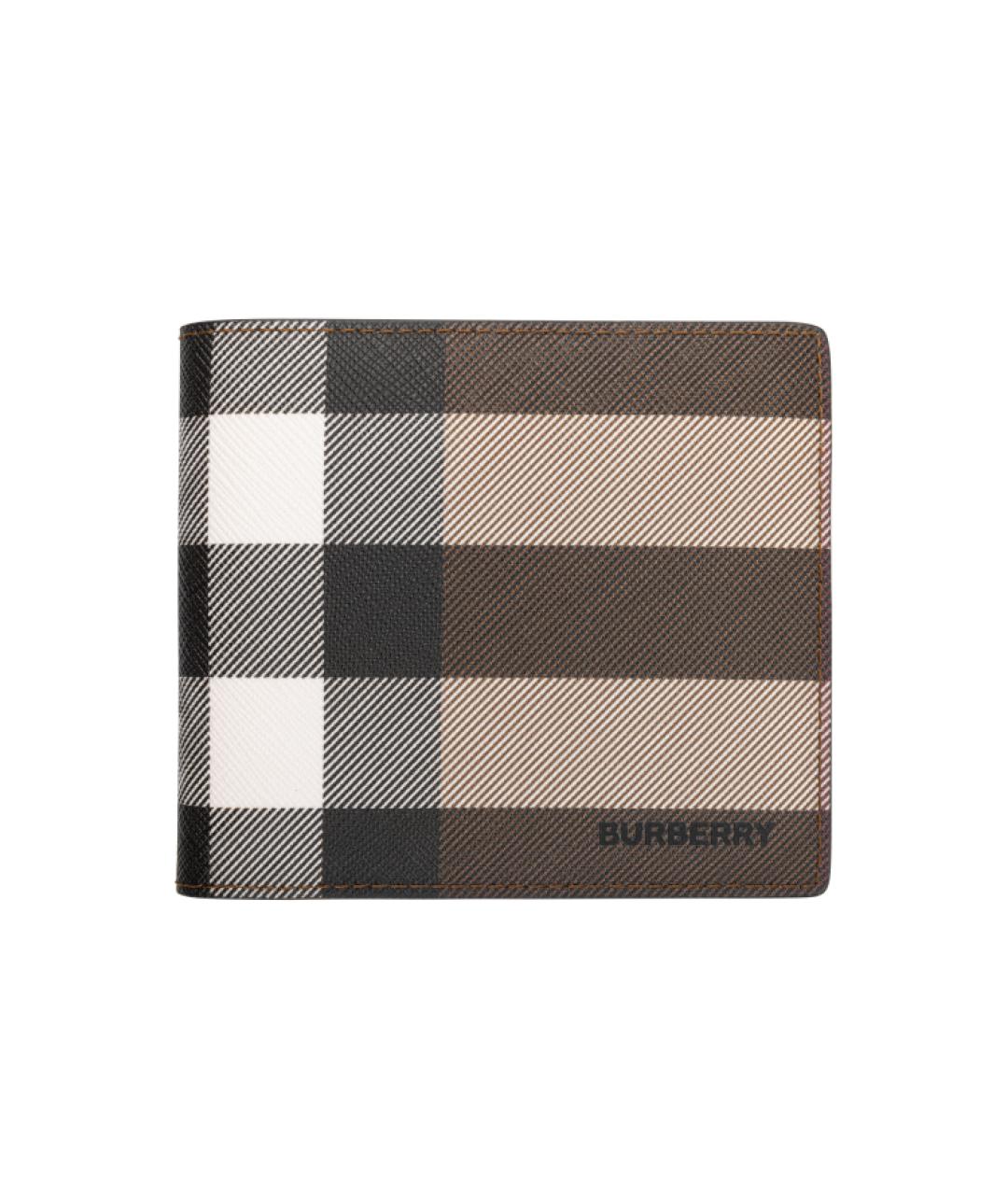 BURBERRY Коричневый кожаный кошелек, фото 2