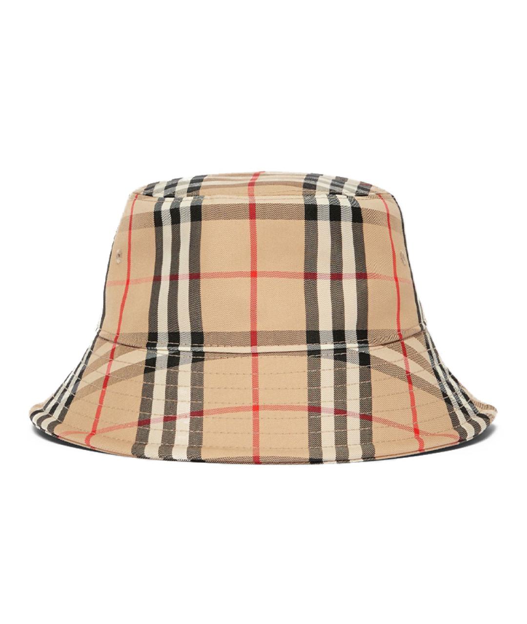 BURBERRY Бежевая хлопковая панама, фото 3
