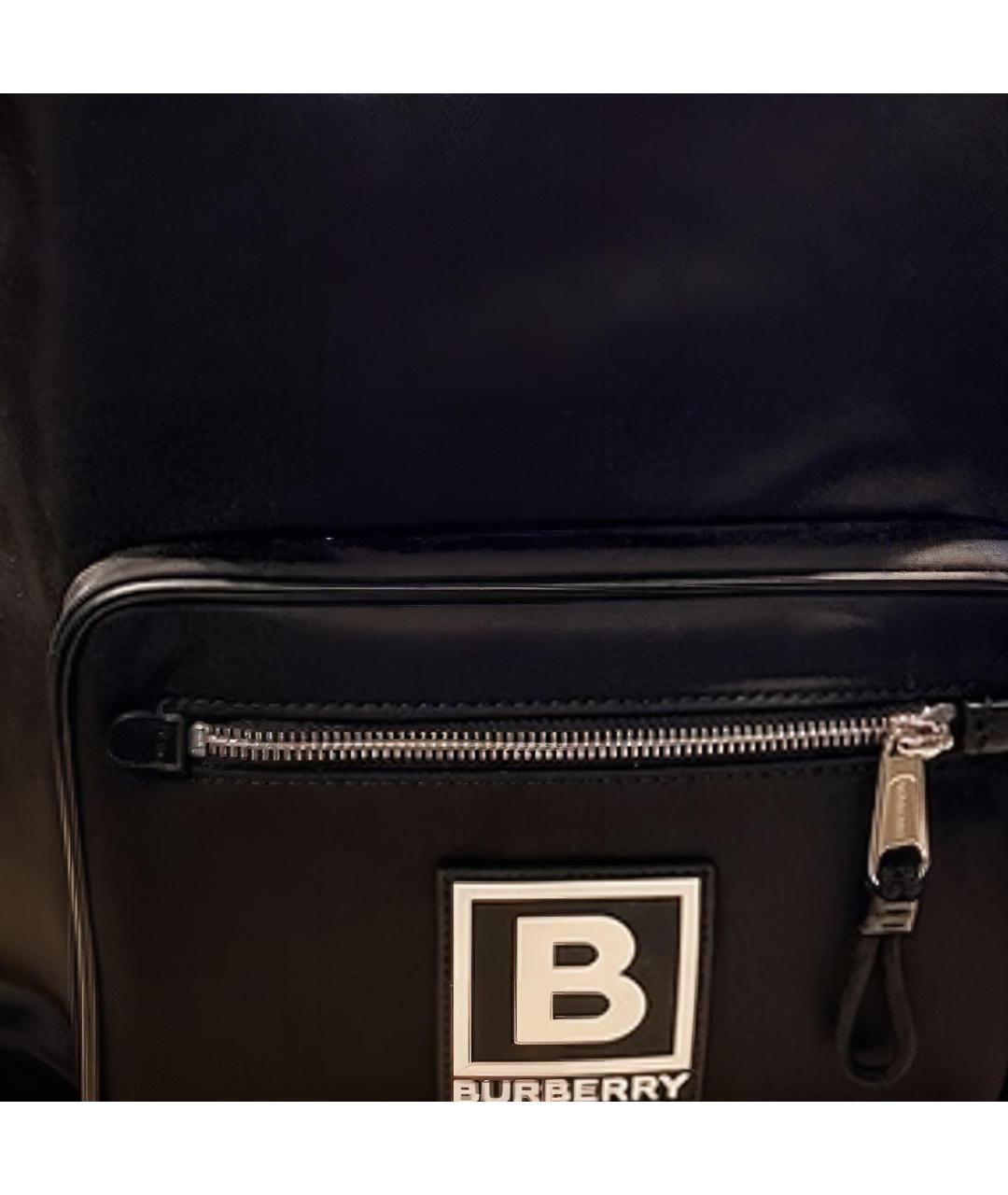 BURBERRY Черный тканевый рюкзак, фото 6