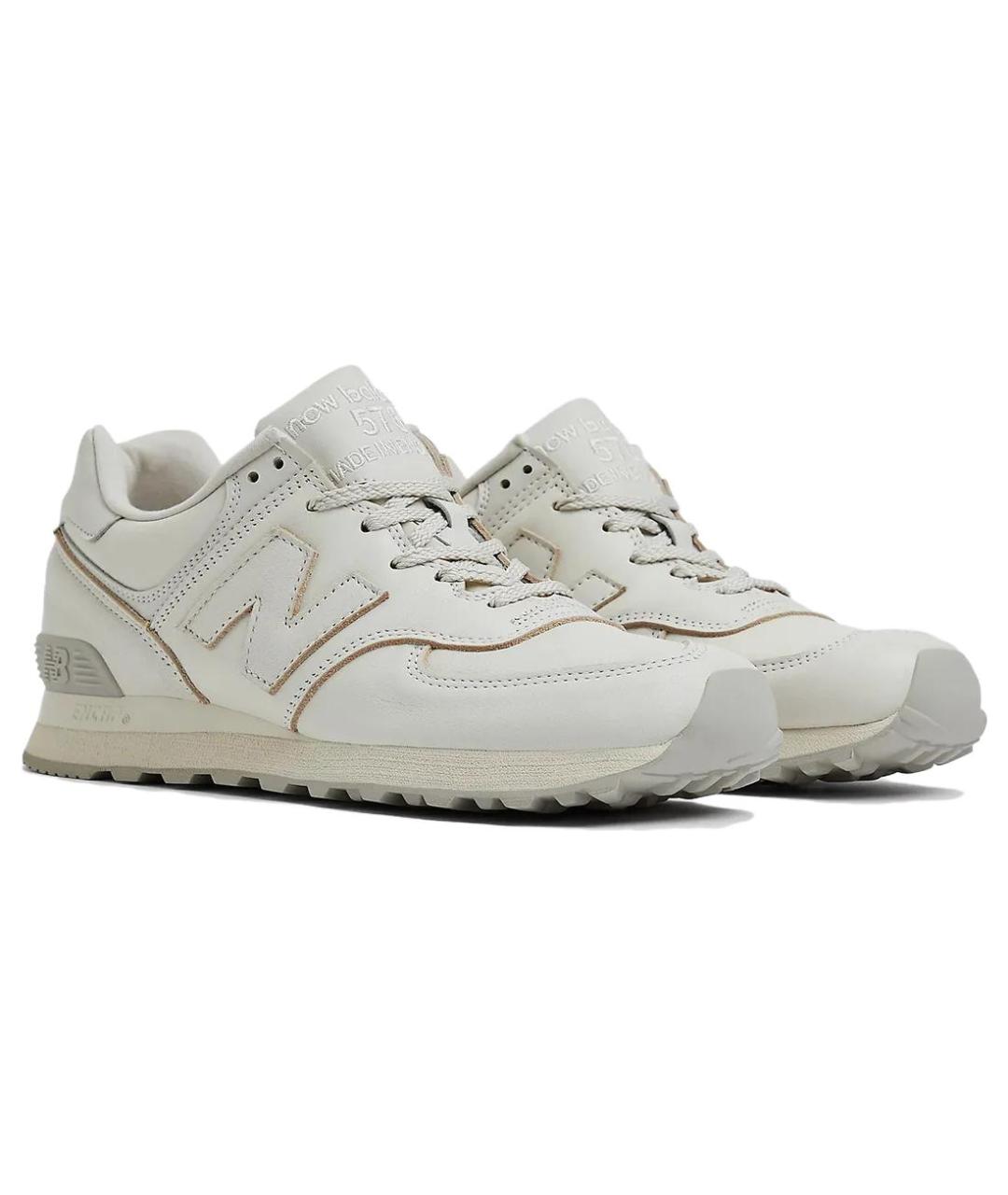 NEW BALANCE Бежевые низкие кроссовки / кеды, фото 4