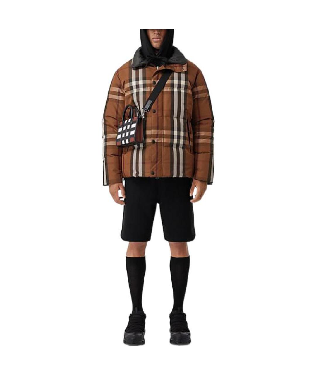 BURBERRY Коричневый пуховик, фото 4