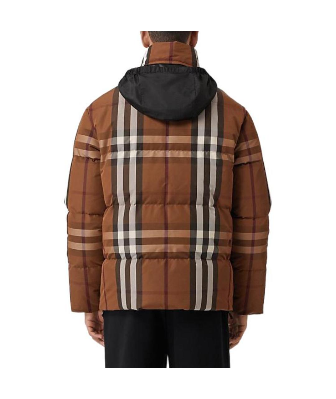BURBERRY Коричневый пуховик, фото 5