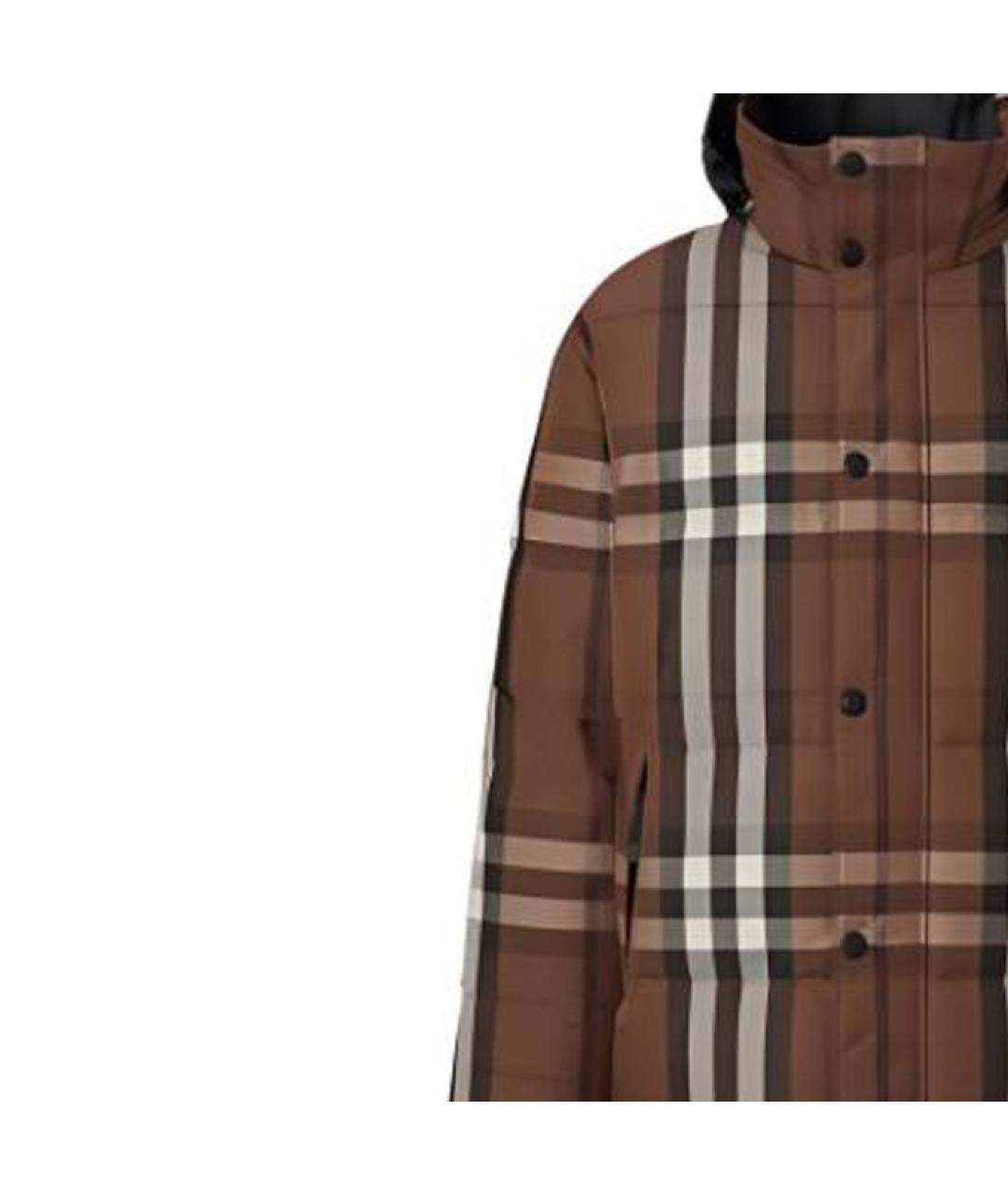 BURBERRY Коричневый пуховик, фото 6