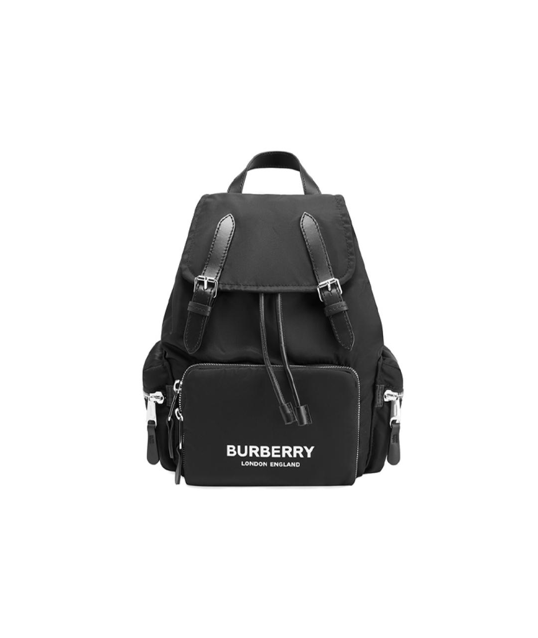 BURBERRY Черный тканевый рюкзак, фото 1
