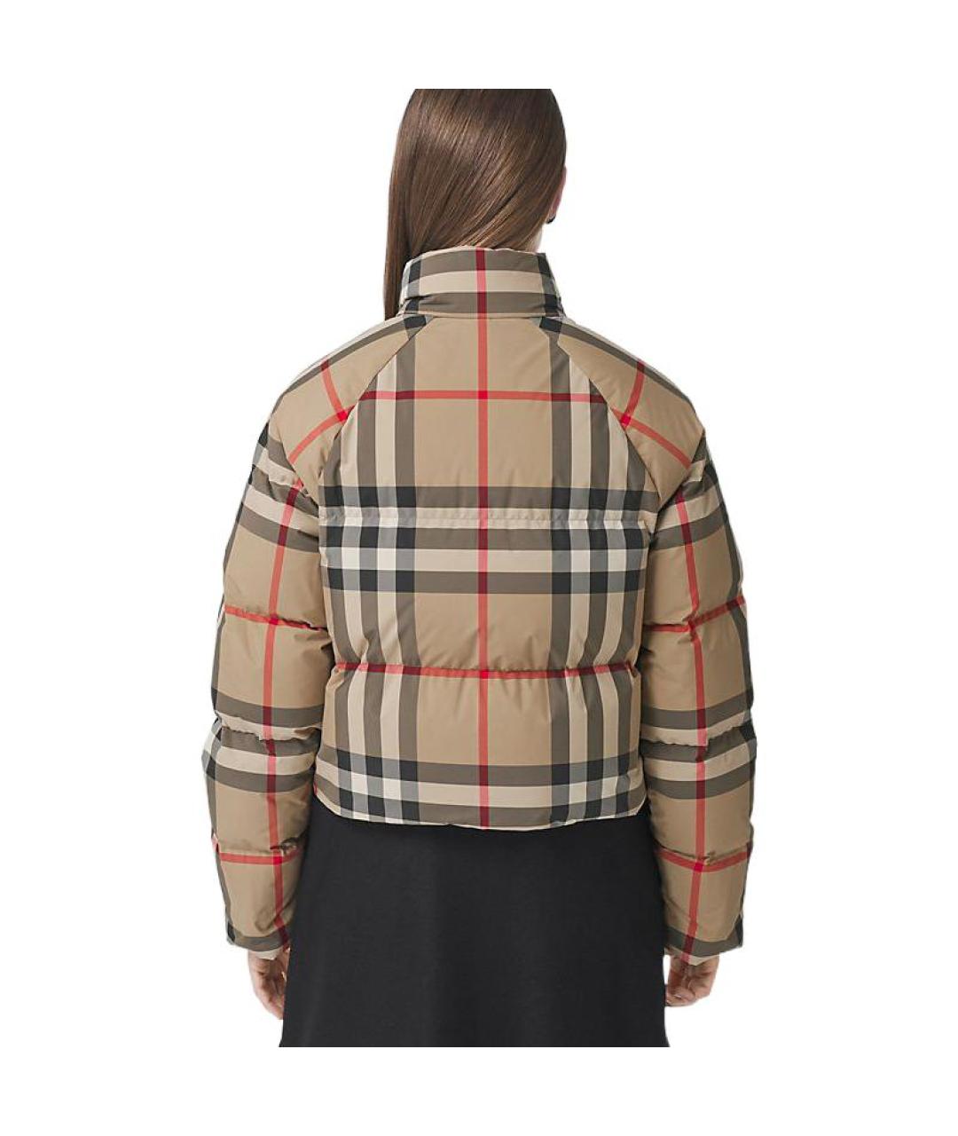 BURBERRY Коричневый пуховик, фото 2