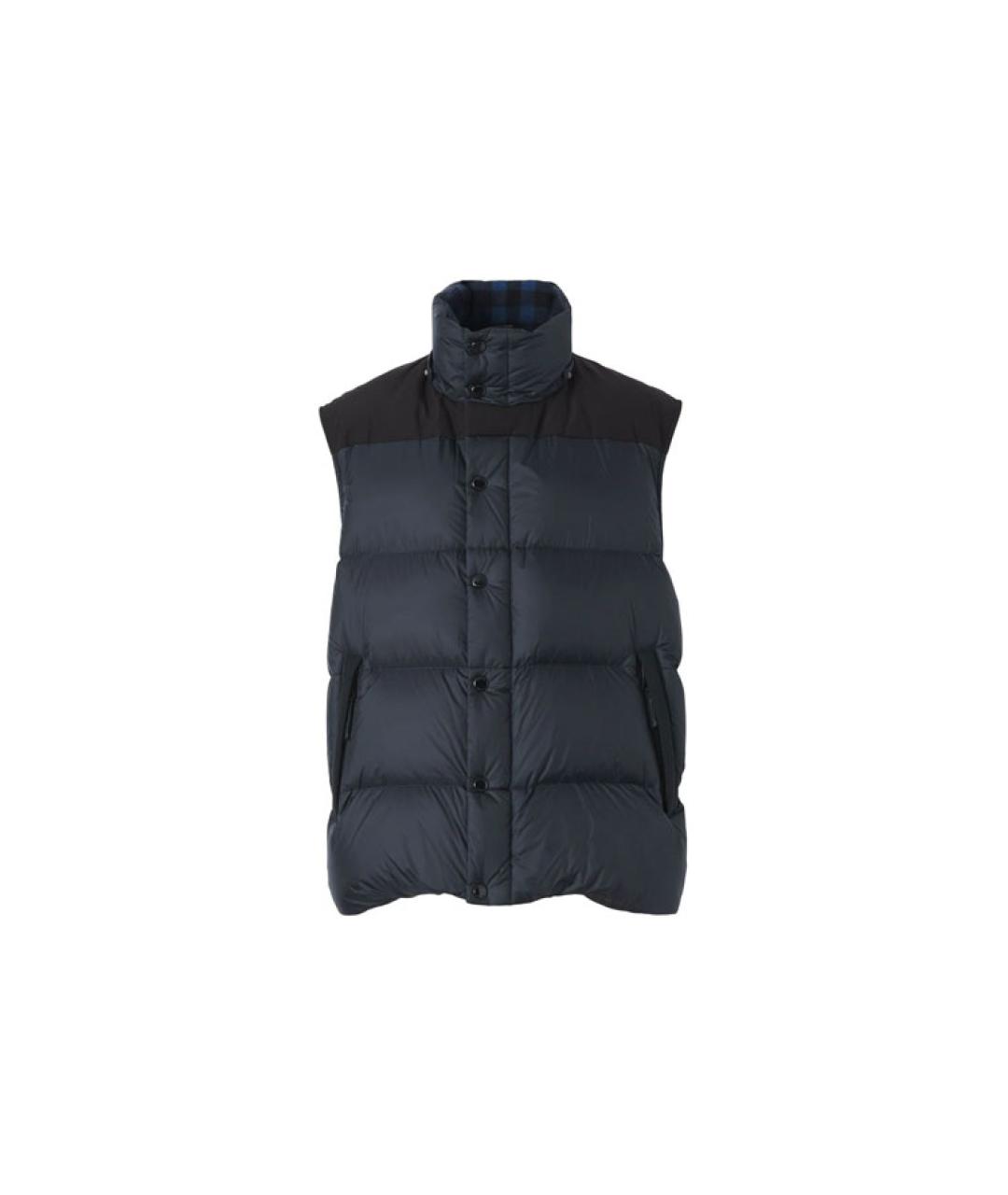 BURBERRY Темно-синий пуховик, фото 2