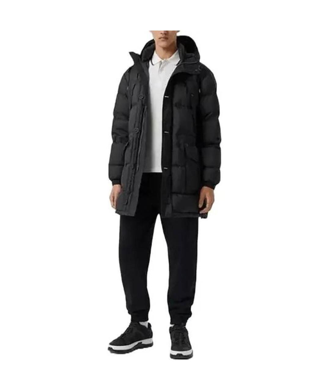 BURBERRY Черный пуховик, фото 3