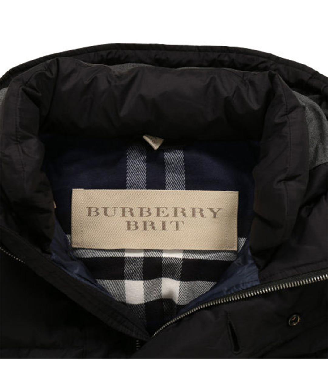 BURBERRY Черный пуховик, фото 5