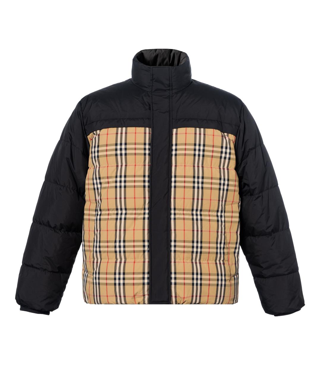BURBERRY Черный пуховик, фото 1
