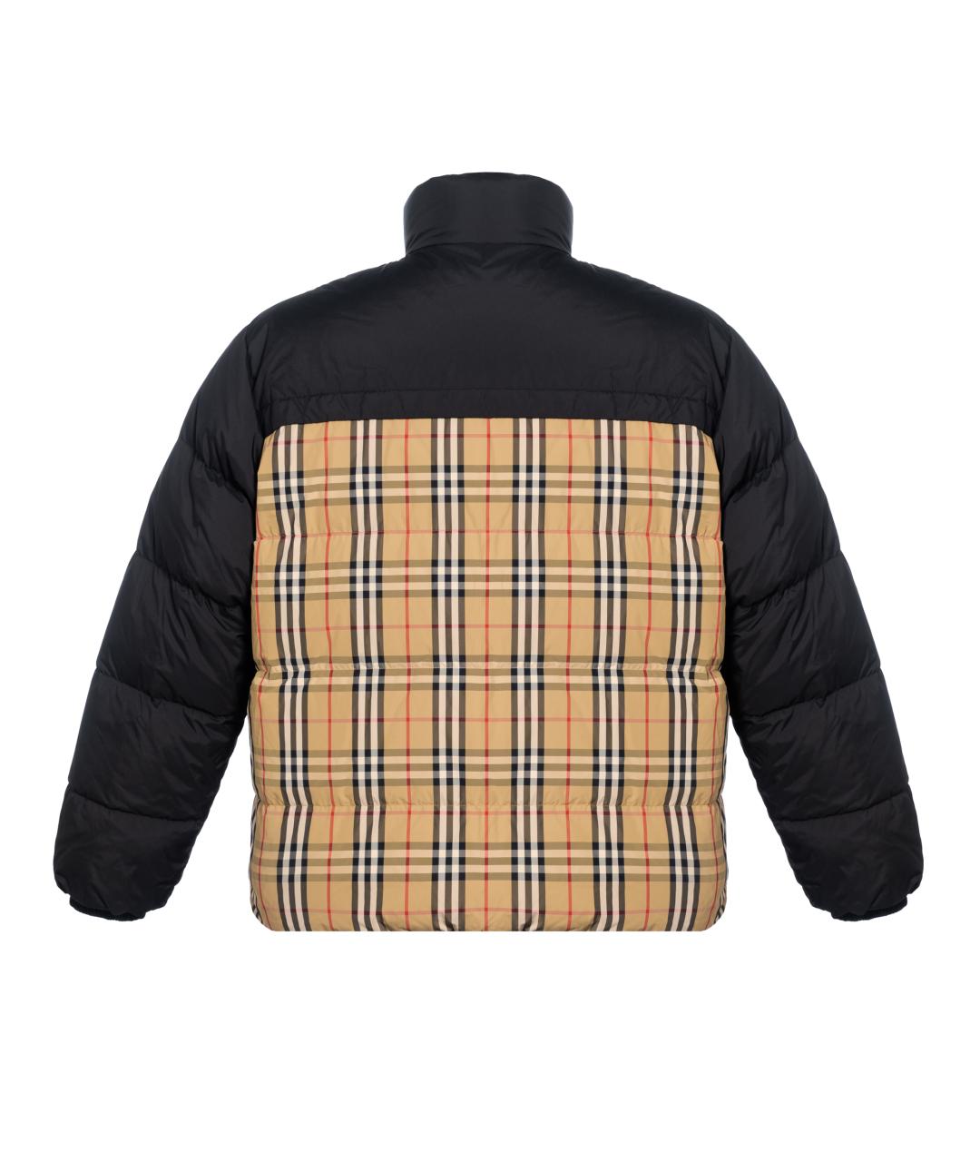 BURBERRY Черный пуховик, фото 2