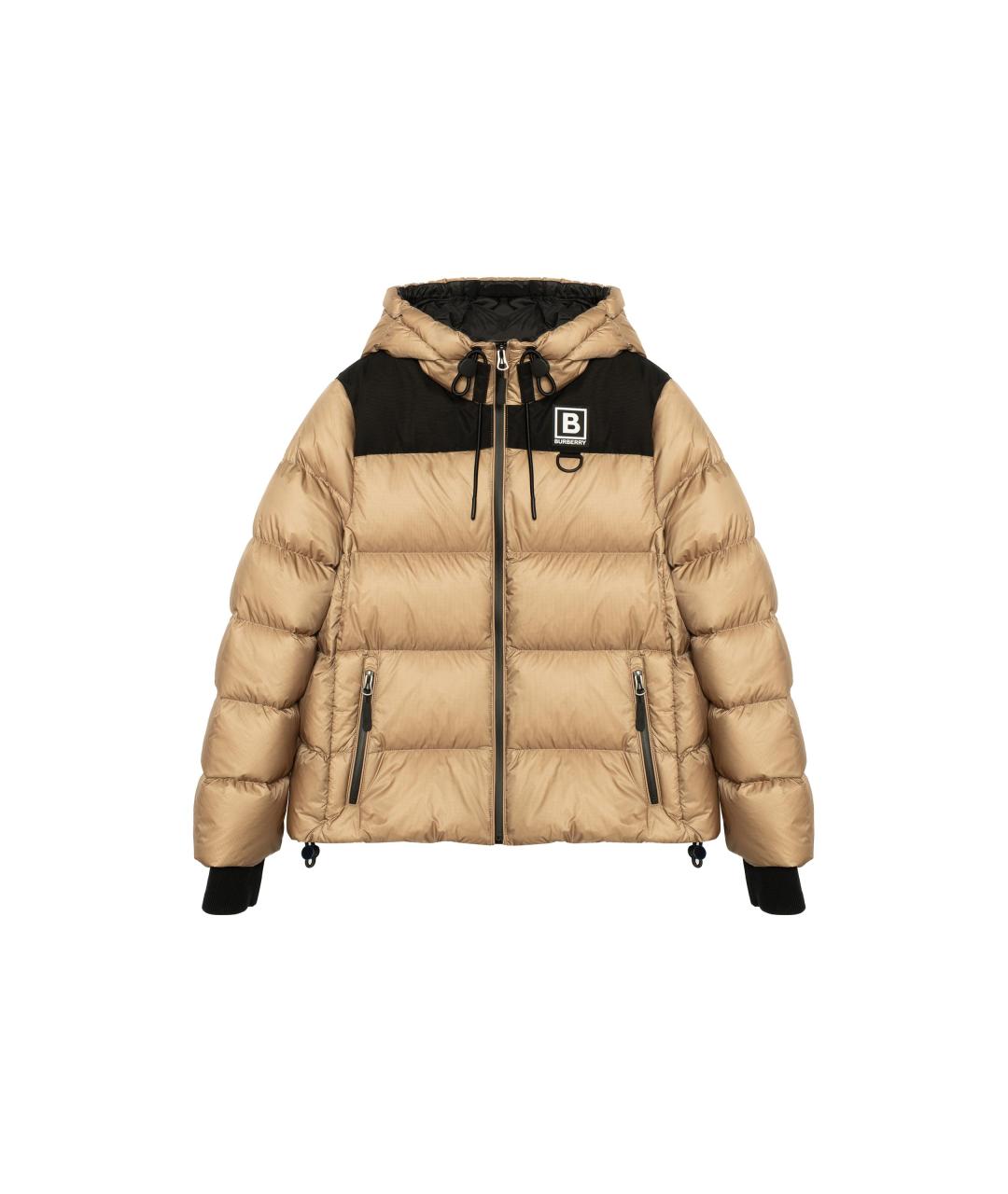 BURBERRY Бежевый пуховик, фото 1