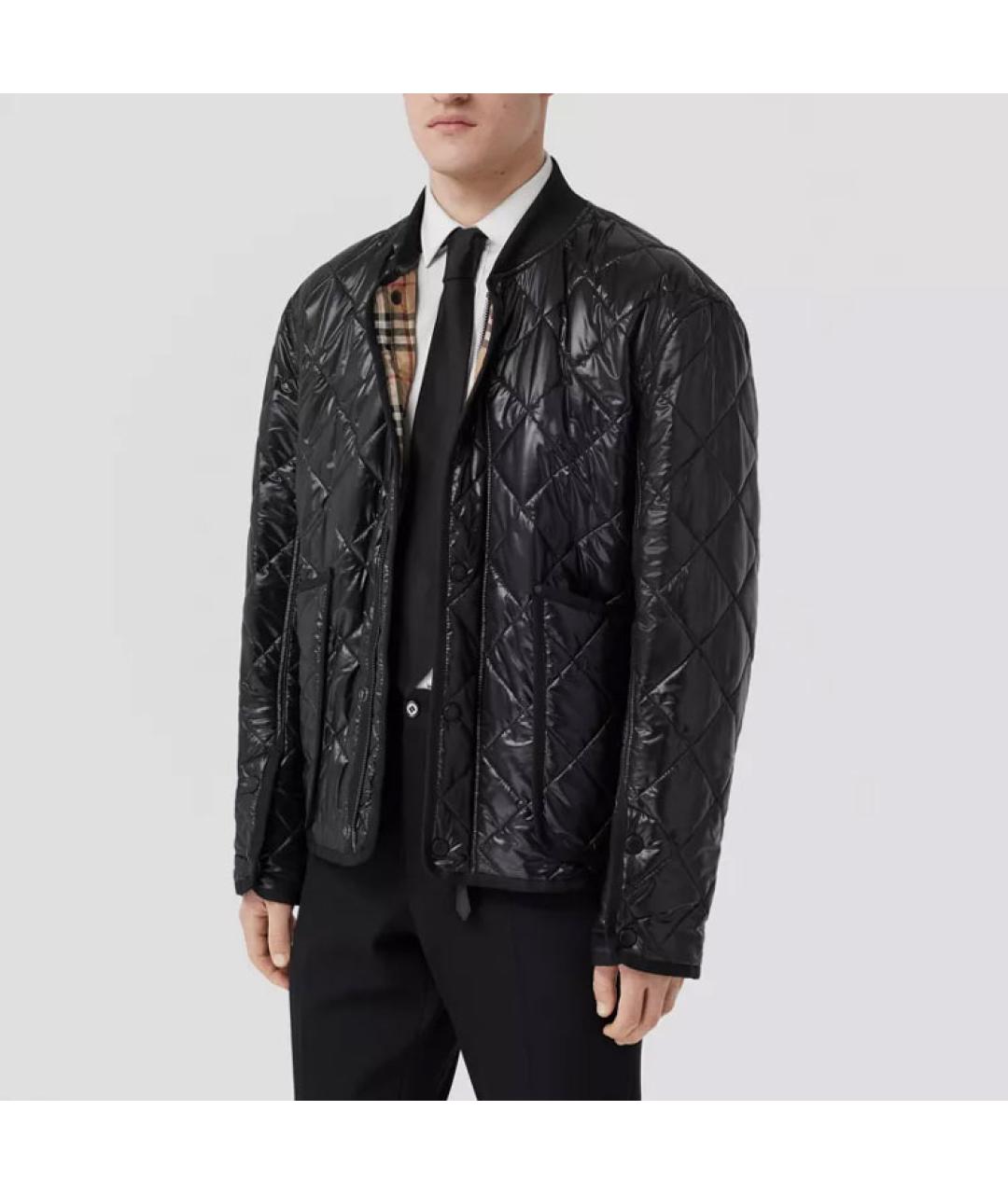 BURBERRY Черная куртка, фото 5