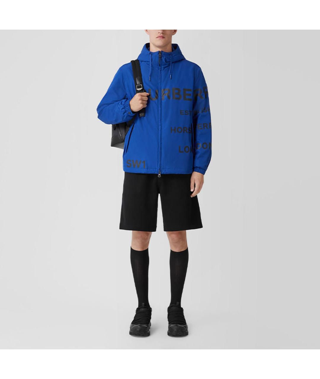 BURBERRY Синяя куртка, фото 2