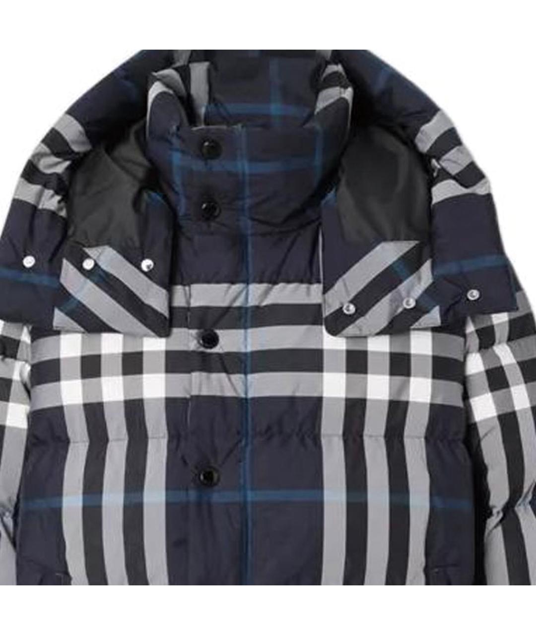 BURBERRY Темно-синий пуховик, фото 5