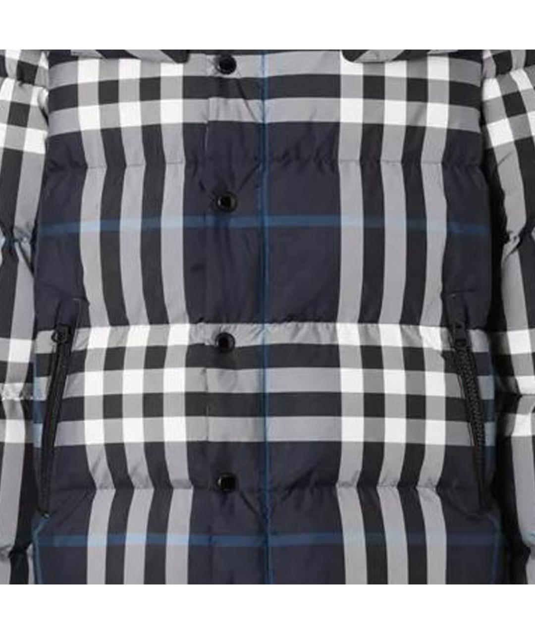 BURBERRY Темно-синий пуховик, фото 6