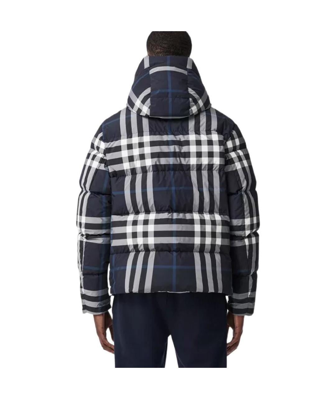 BURBERRY Темно-синий пуховик, фото 4