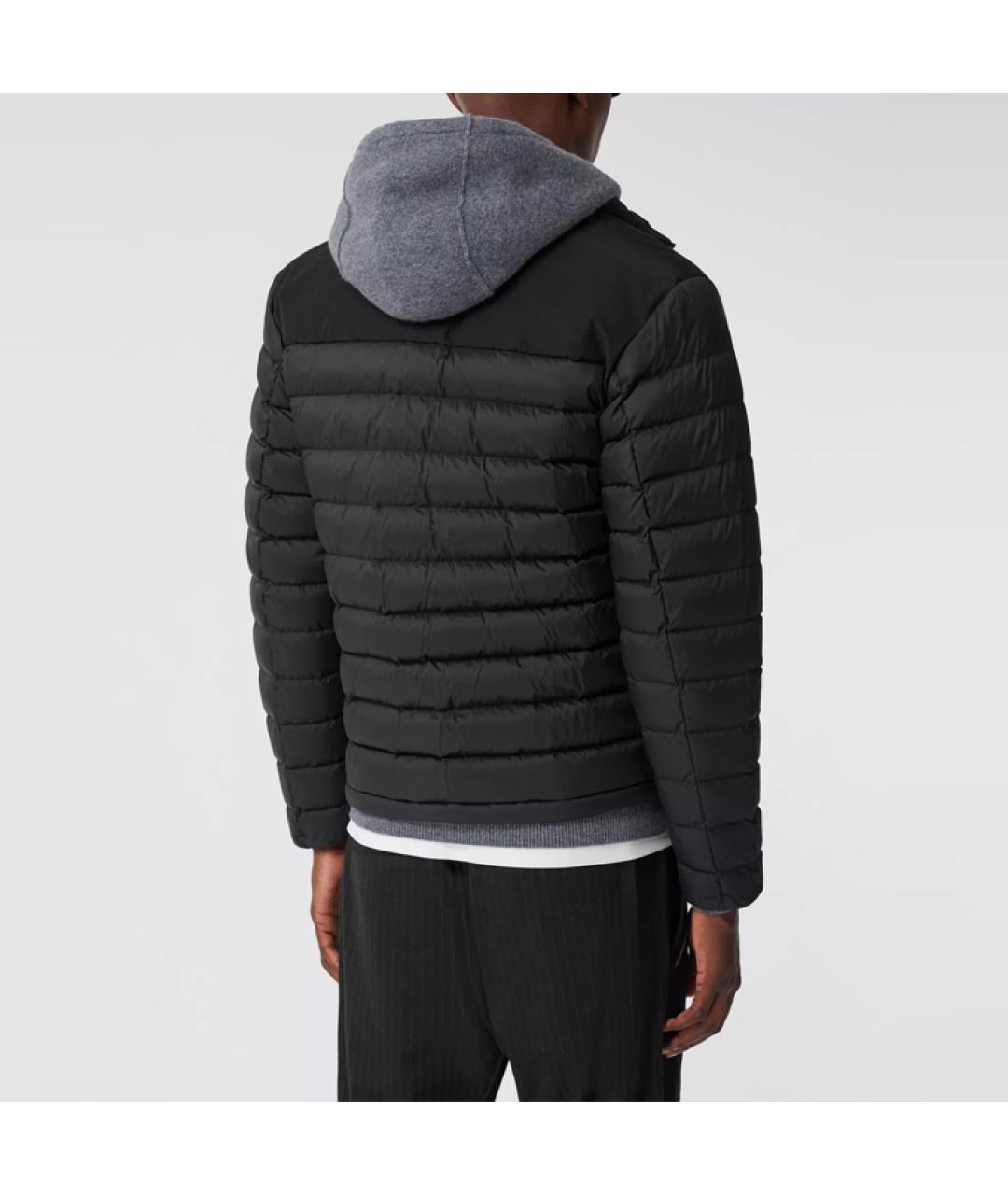 BURBERRY Черный пуховик, фото 4