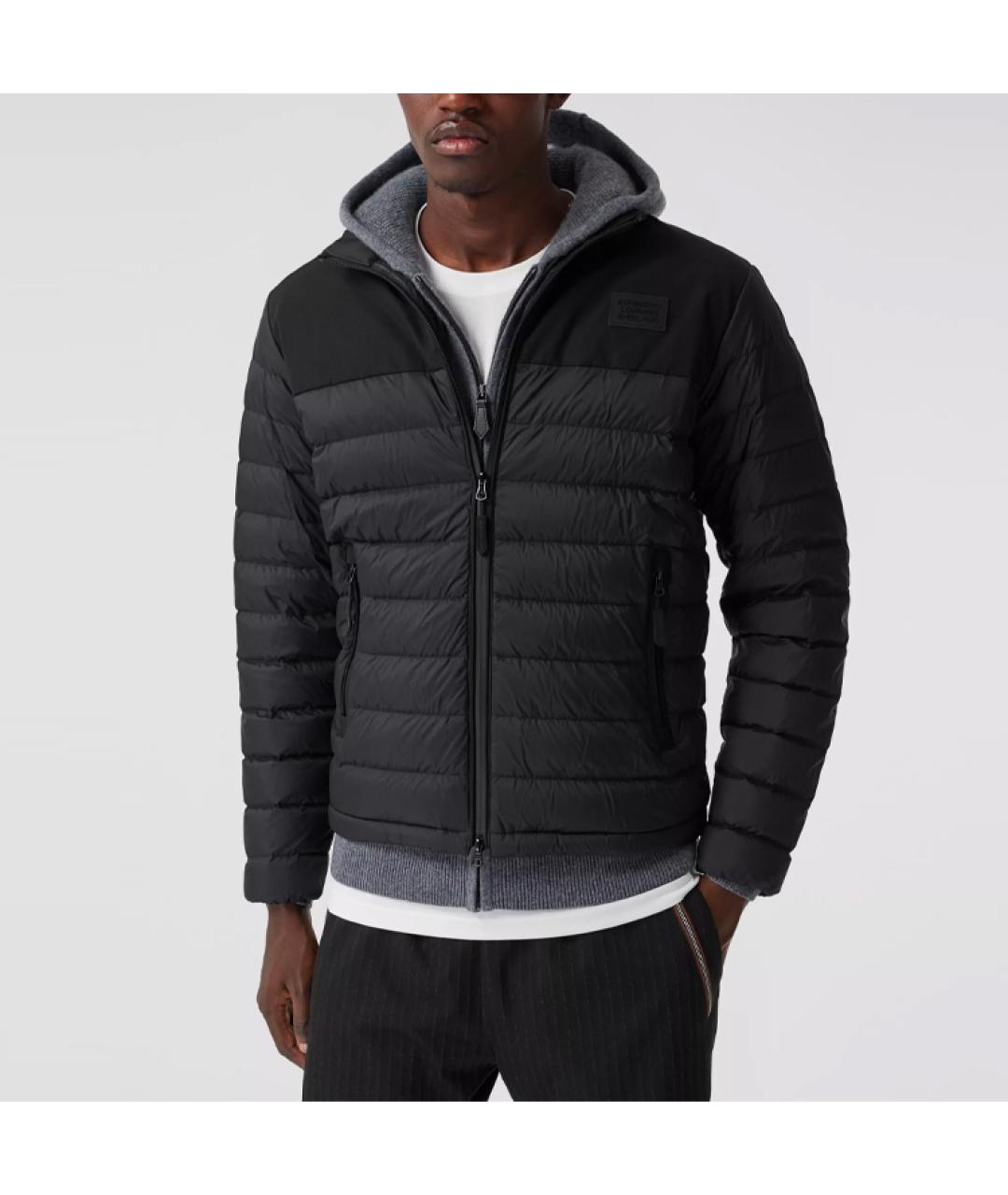 BURBERRY Черный пуховик, фото 3