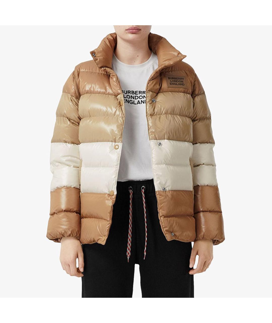 BURBERRY Бежевый пуховик, фото 2