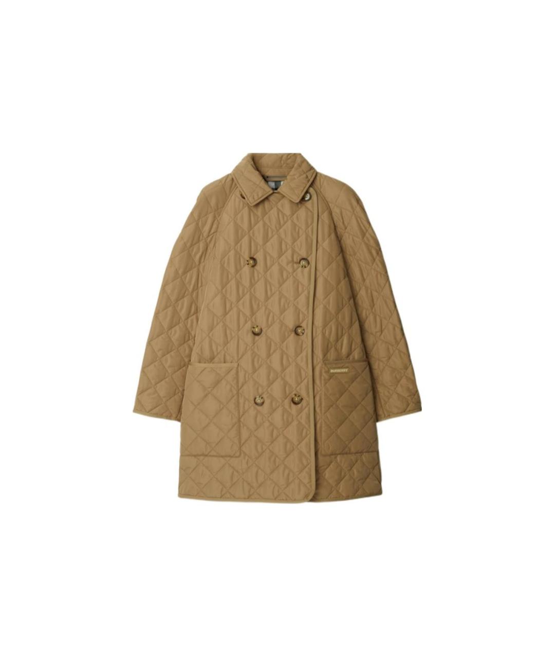 BURBERRY Бежевый пуховик, фото 1