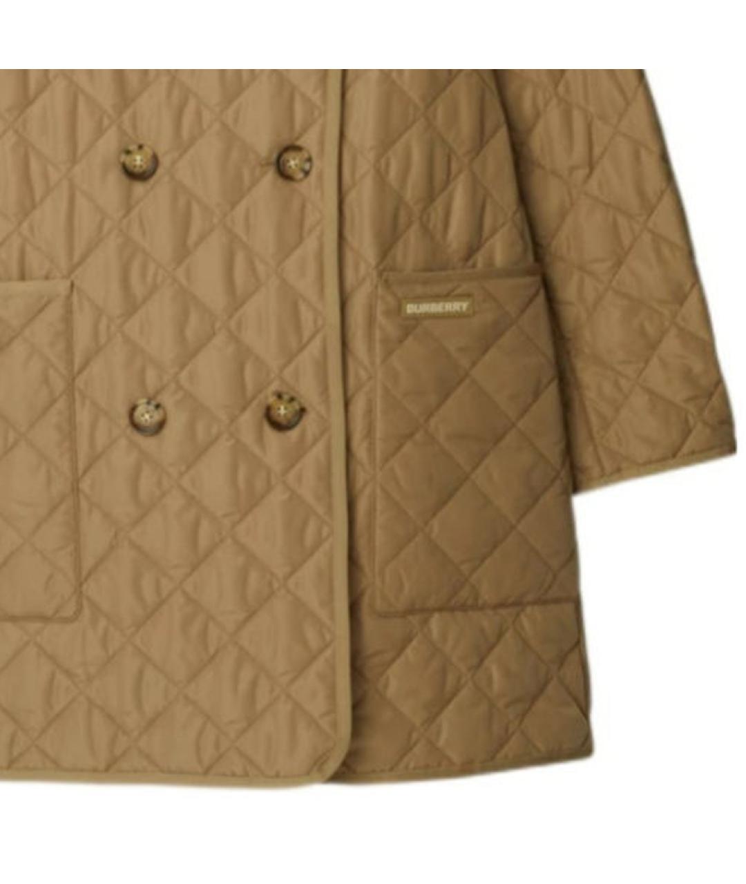 BURBERRY Бежевый пуховик, фото 4