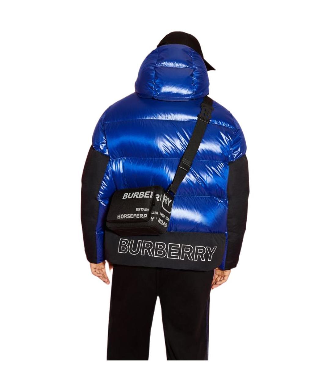 BURBERRY Синий пуховик, фото 3