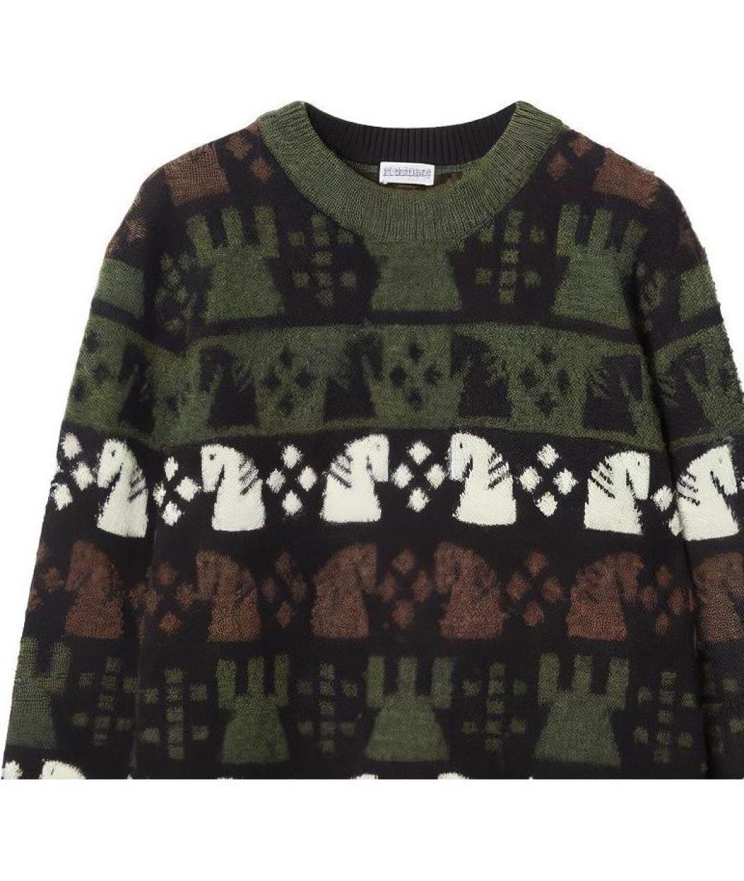 BURBERRY Мульти кашемировый джемпер / свитер, фото 3