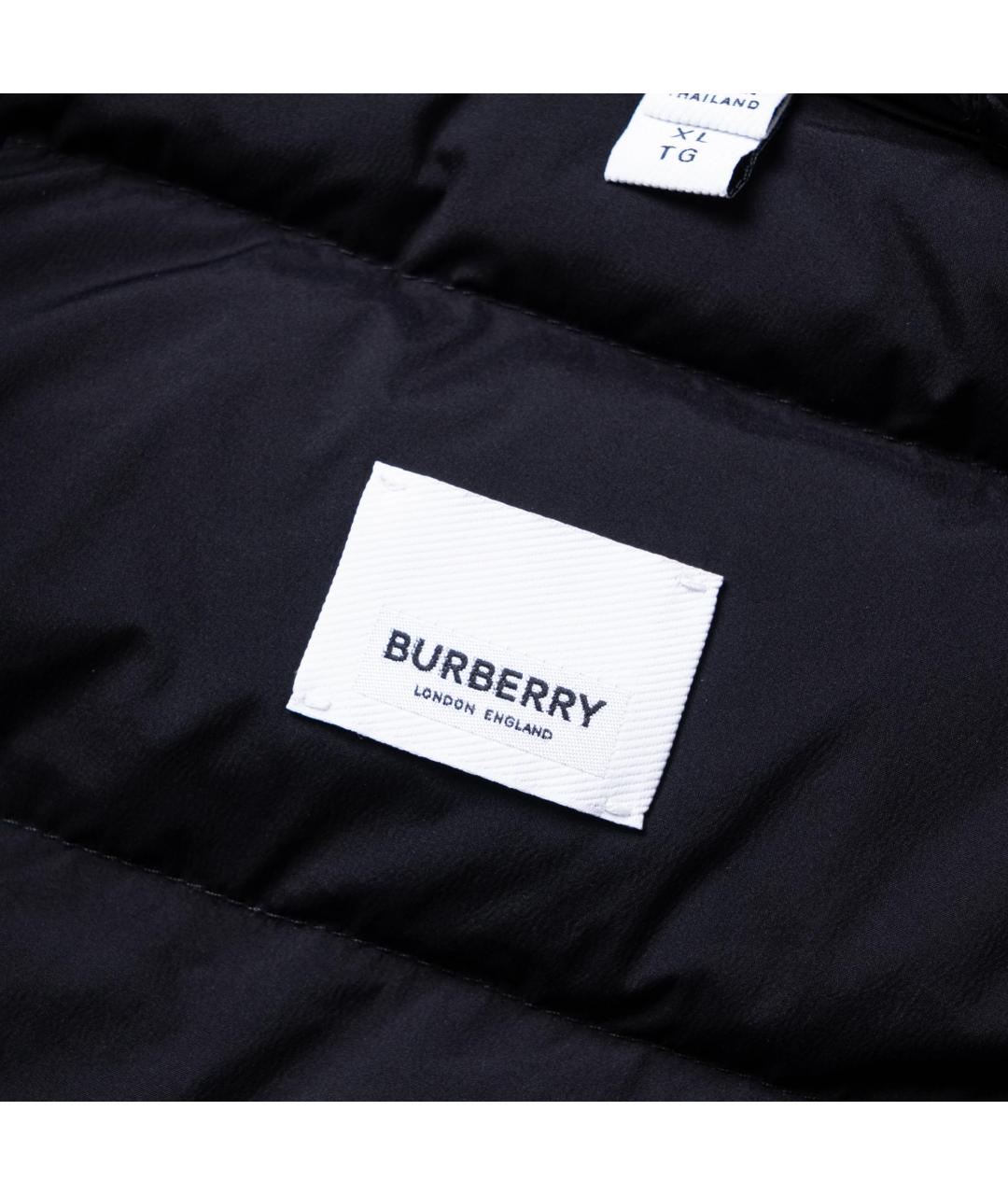 BURBERRY Черный пуховик, фото 4