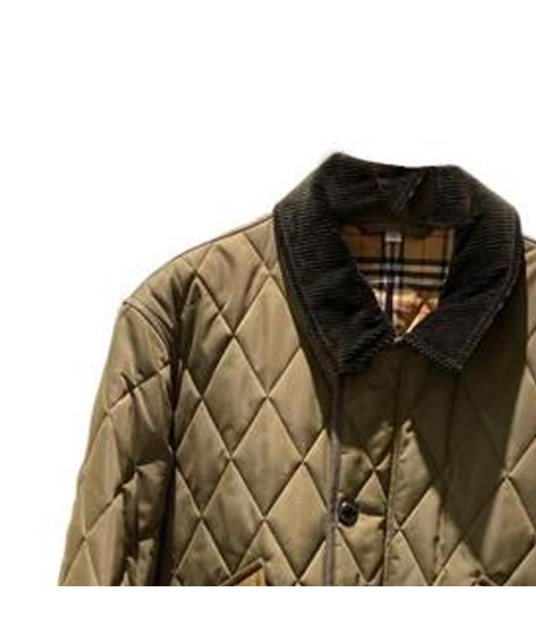 BURBERRY Хаки куртка, фото 3