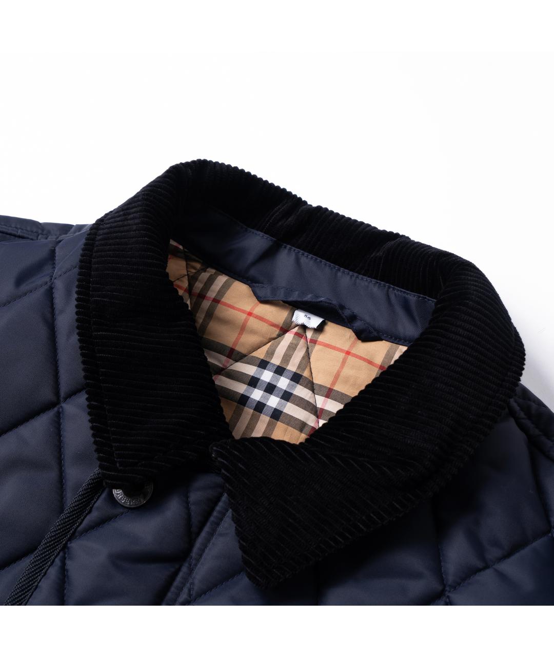 BURBERRY Темно-синяя куртка, фото 3