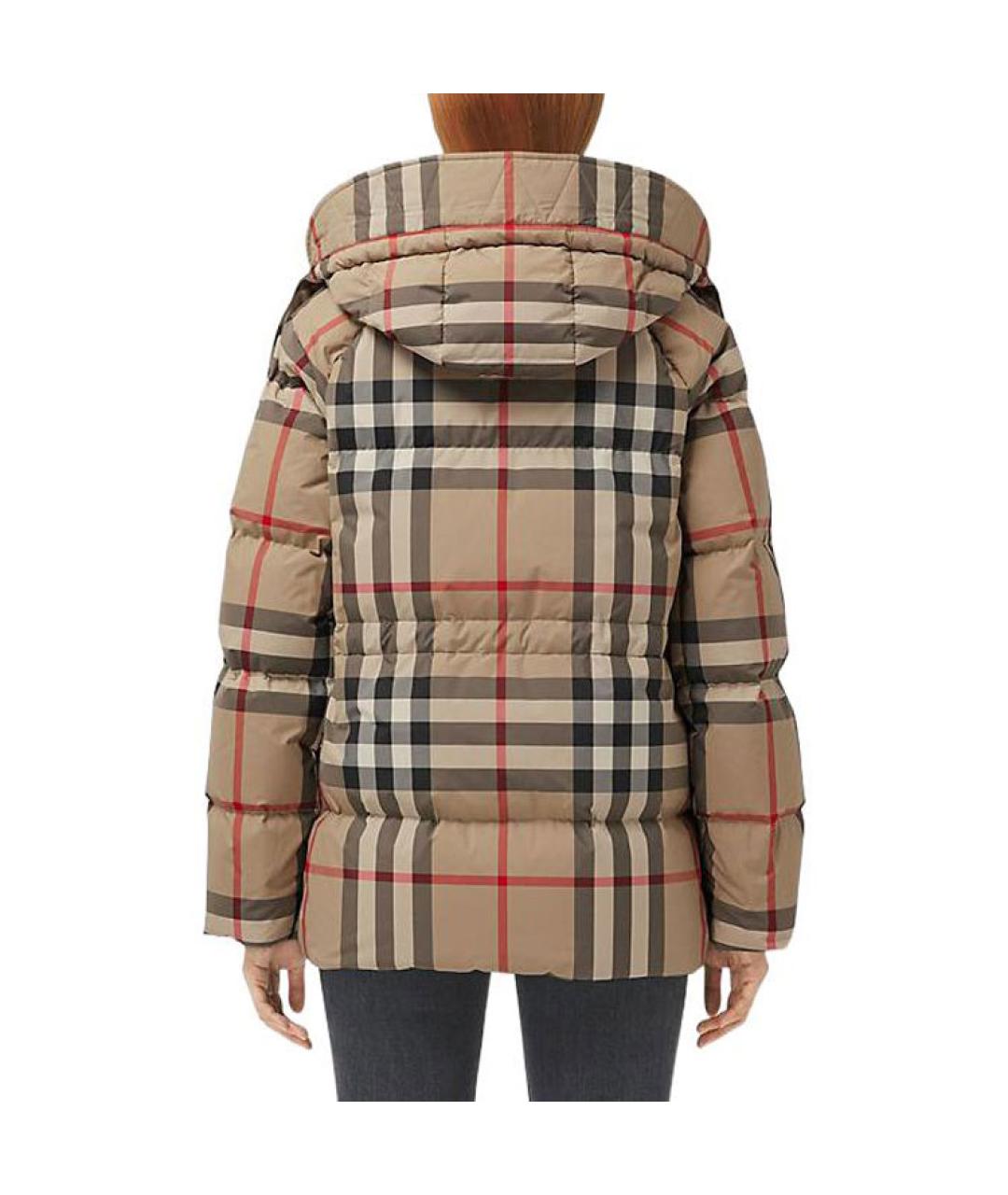 BURBERRY Коричневый пуховик, фото 3