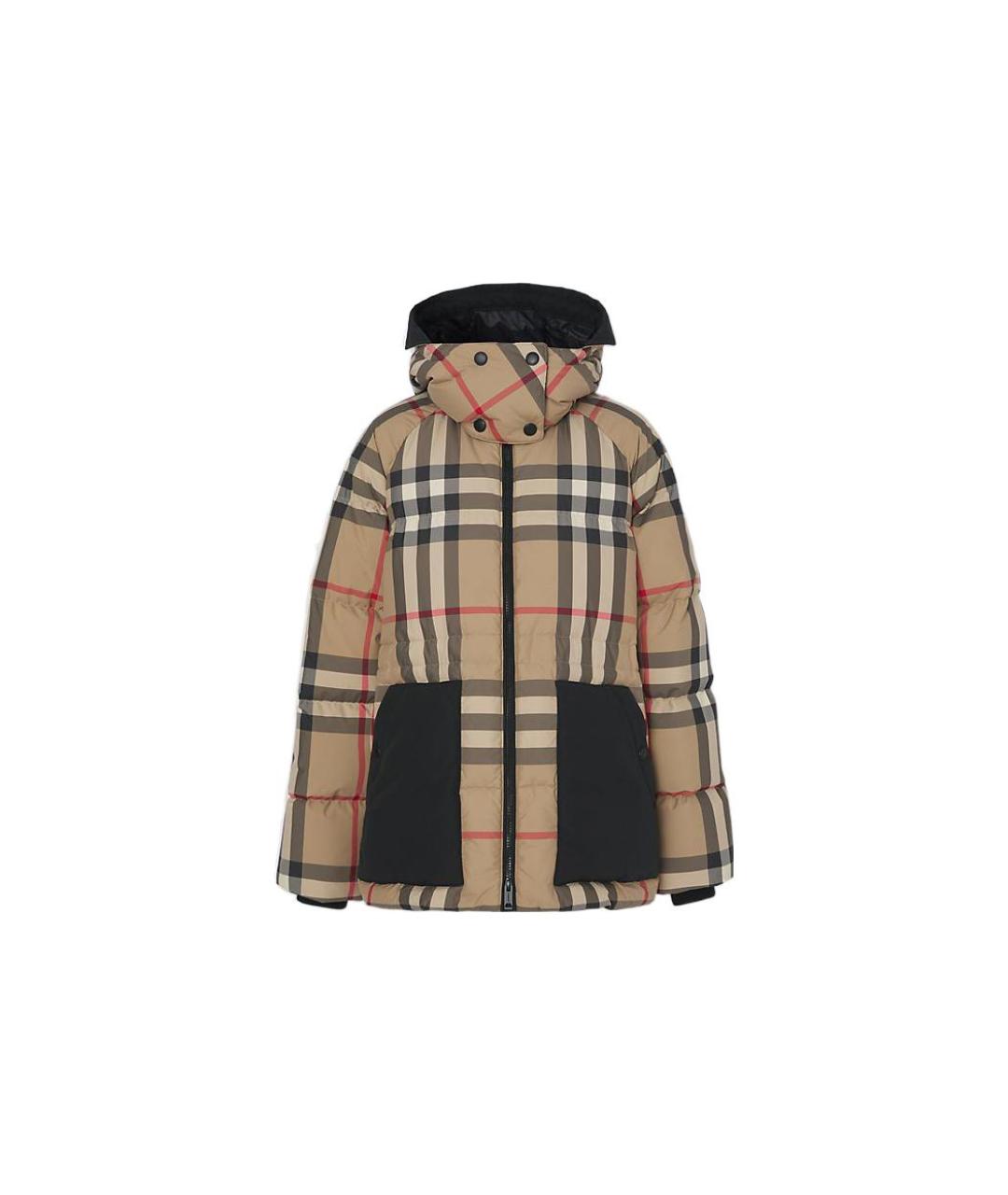 BURBERRY Коричневый пуховик, фото 1