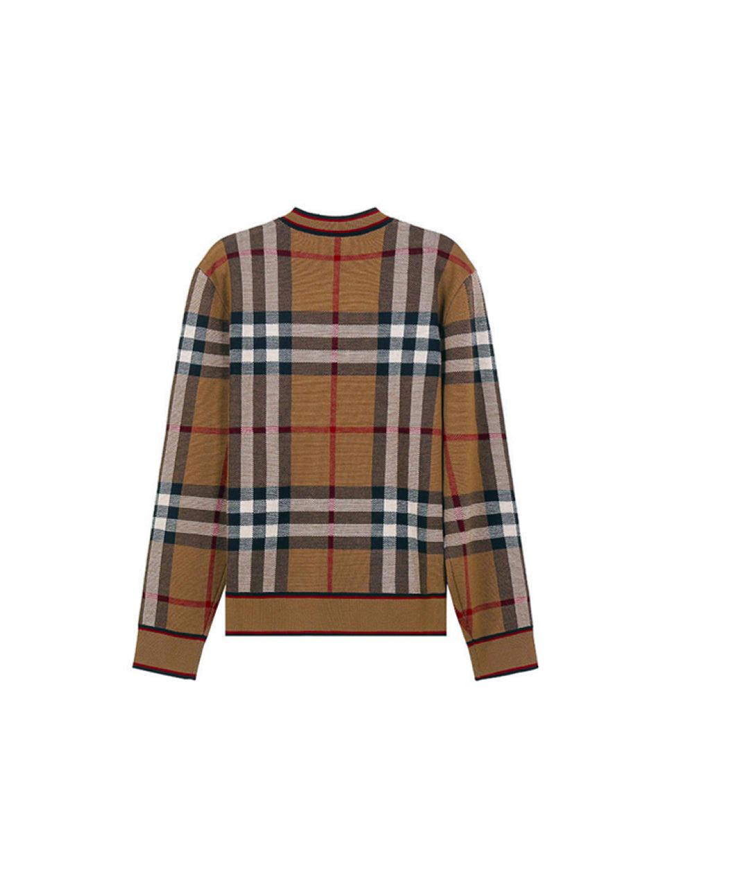 BURBERRY Коричневый джемпер / свитер, фото 2