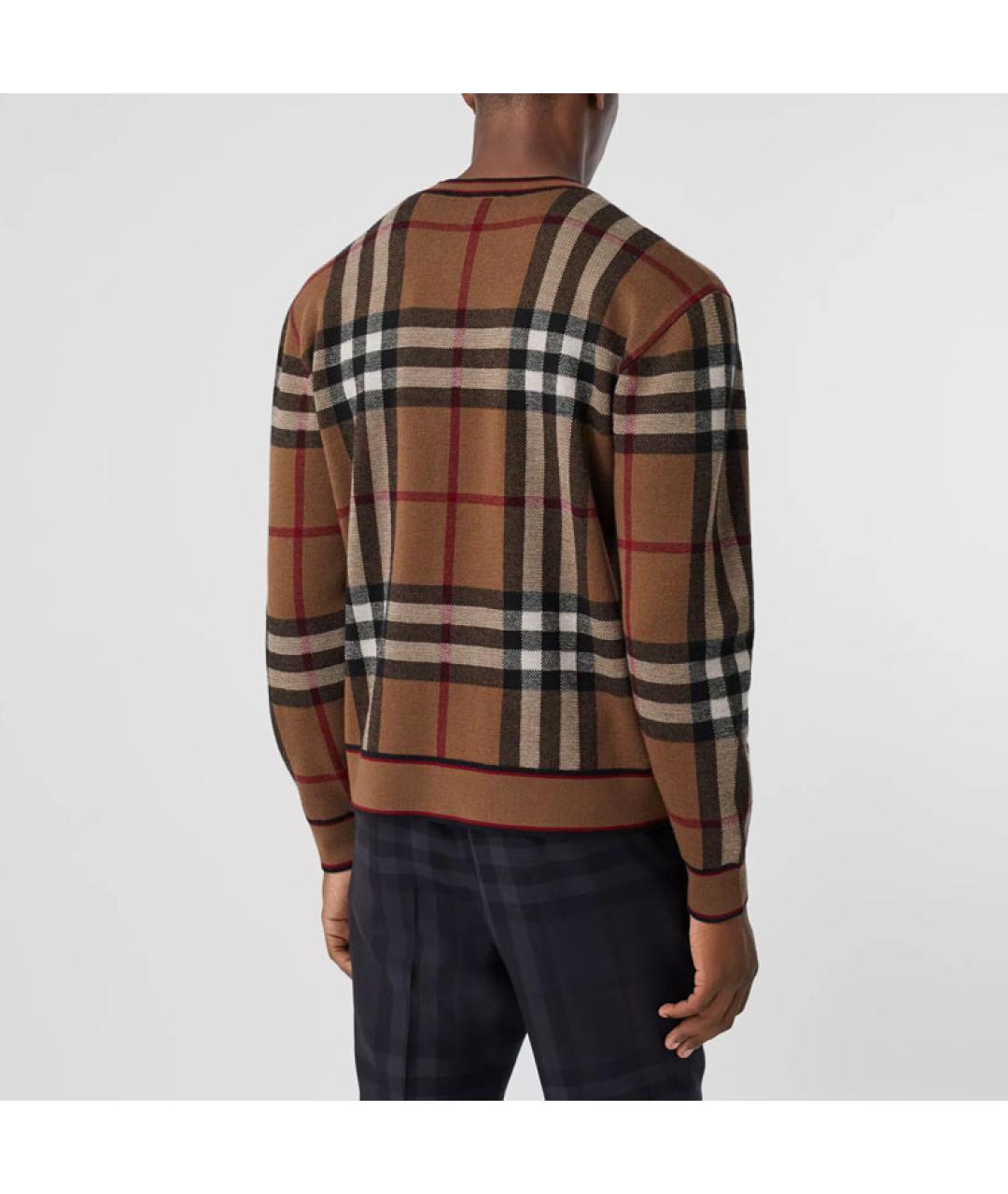 BURBERRY Коричневый джемпер / свитер, фото 4