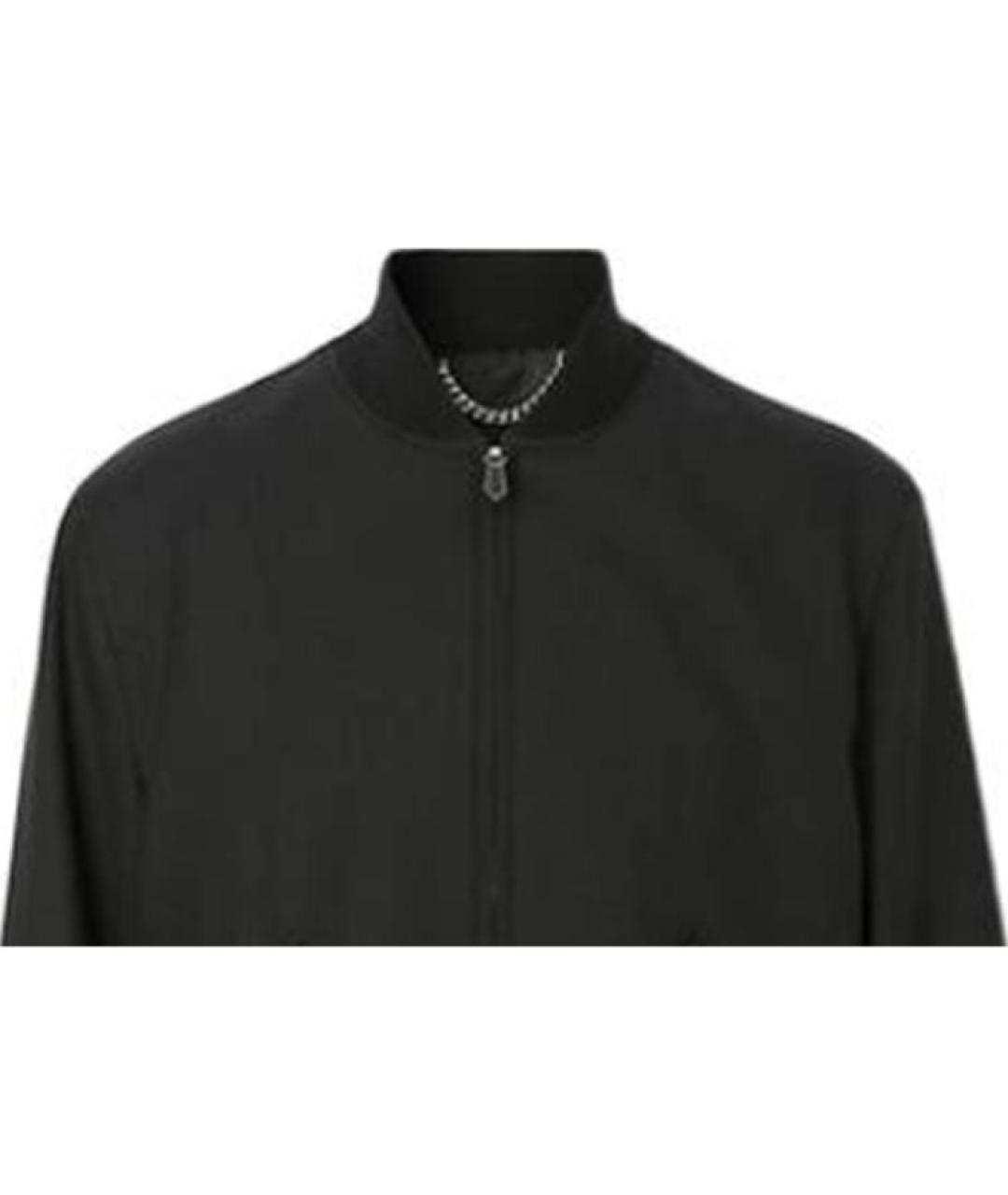 BURBERRY Черная шерстяная куртка, фото 5
